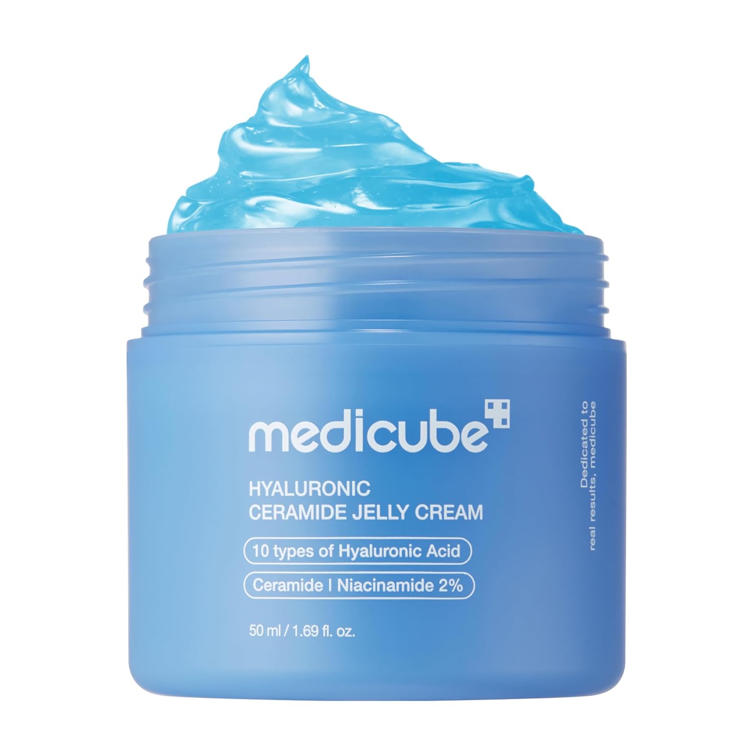 Medicube Hyaluronic Acid Moisturizing Jelly Cream | Daily Moisturizer for All Skin Types | Long-Lasting Hydration With Hyaluronic Acid, Ceramides, Multi Peptides | Supports Skin&#039;s Natural Barrier