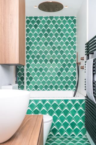 Green bathroom ideas