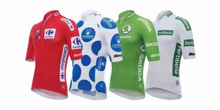 The Santini La Vuelta a Espana jerseys