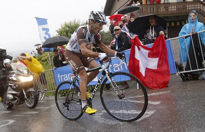 Blel Kadri (AG2R-La Mondiale) rides to the stage win