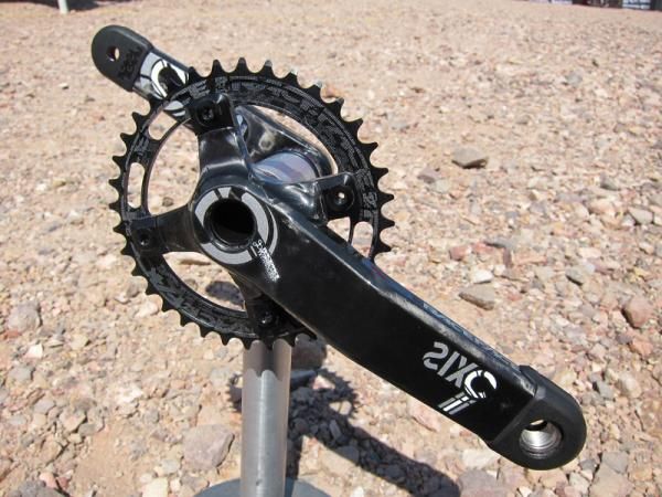 The Race Face SixC carbon crank range gains a downhill variant for 2012.