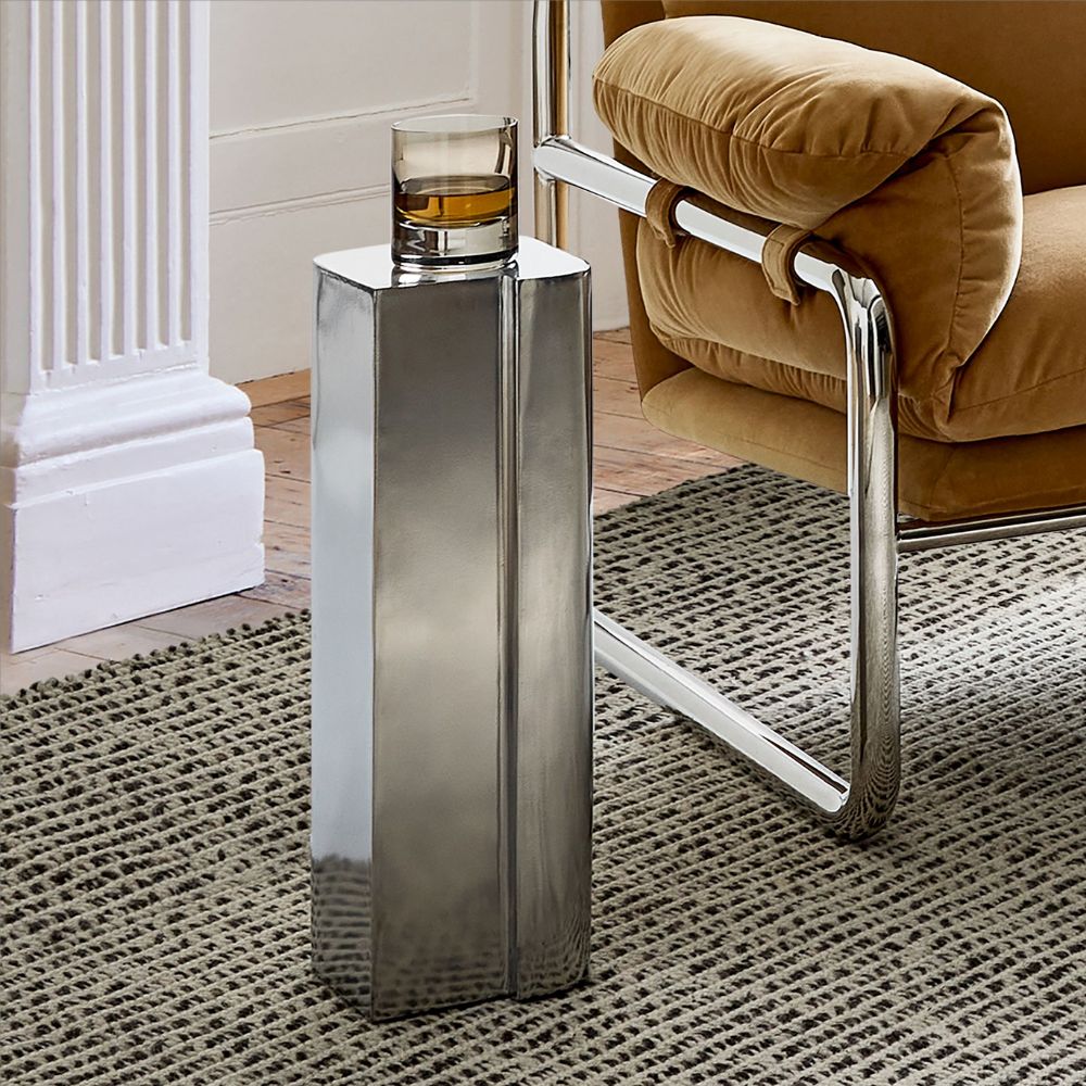 Hendrix Chrome Drink Table