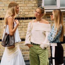 Three woman spotted at Copenhagen fashion week 