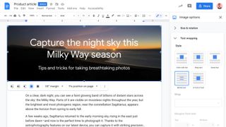 Google Docs Update