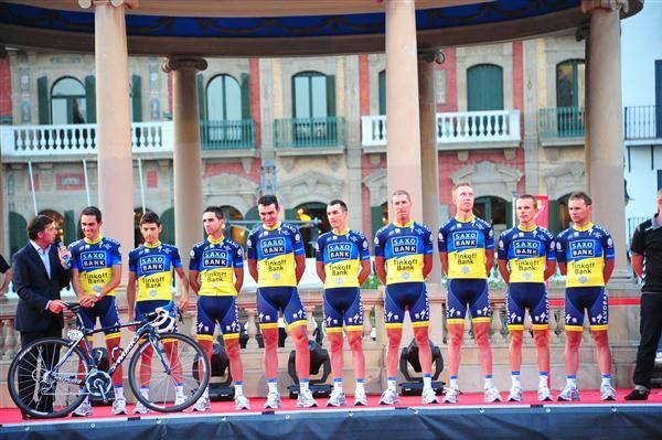 Saxo Bank-Tinkoff Bank are presented to the media