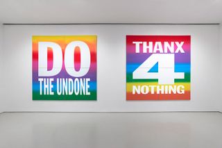 View of the exhibition ‘DO THE UNDONE’ at Sperone Westwater, New York