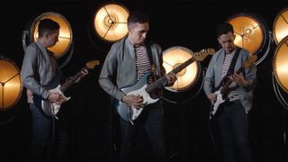 Cory Wong plays his new signature Fender Stratocaster