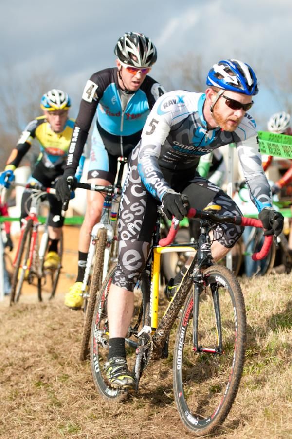 Robert Marion leads the chase group