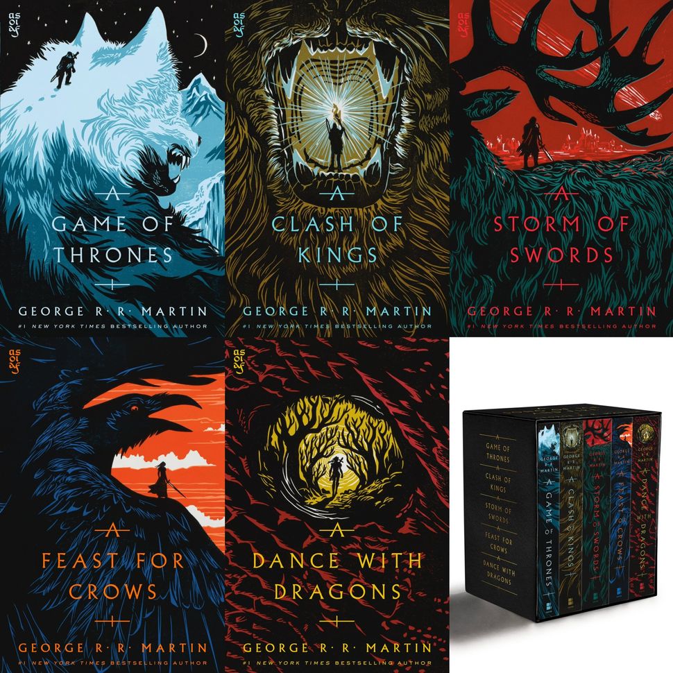 New A Song of Ice and Fire boxset cover designs. 