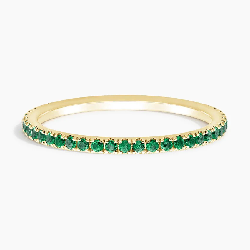 Brilliant Earth, Luxe Ballad Emerald Ring in 18K Yellow Gold