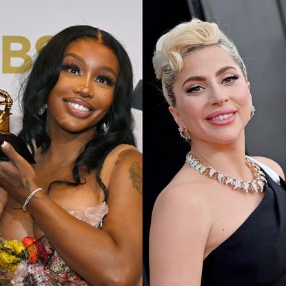 lady gaga and sza at the grammys 2022