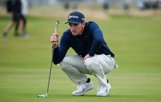 Calum Scott of Scotland during the first round of the 152nd Open Championship at Royal Troon