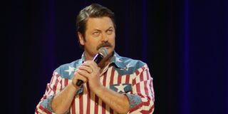 Nick Offerman in his Netflix comedy special American Ham