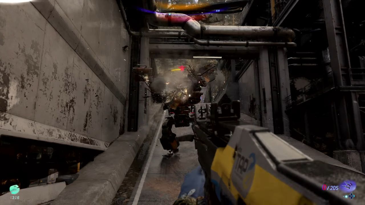 aiming a rifle at enemies on Pandora