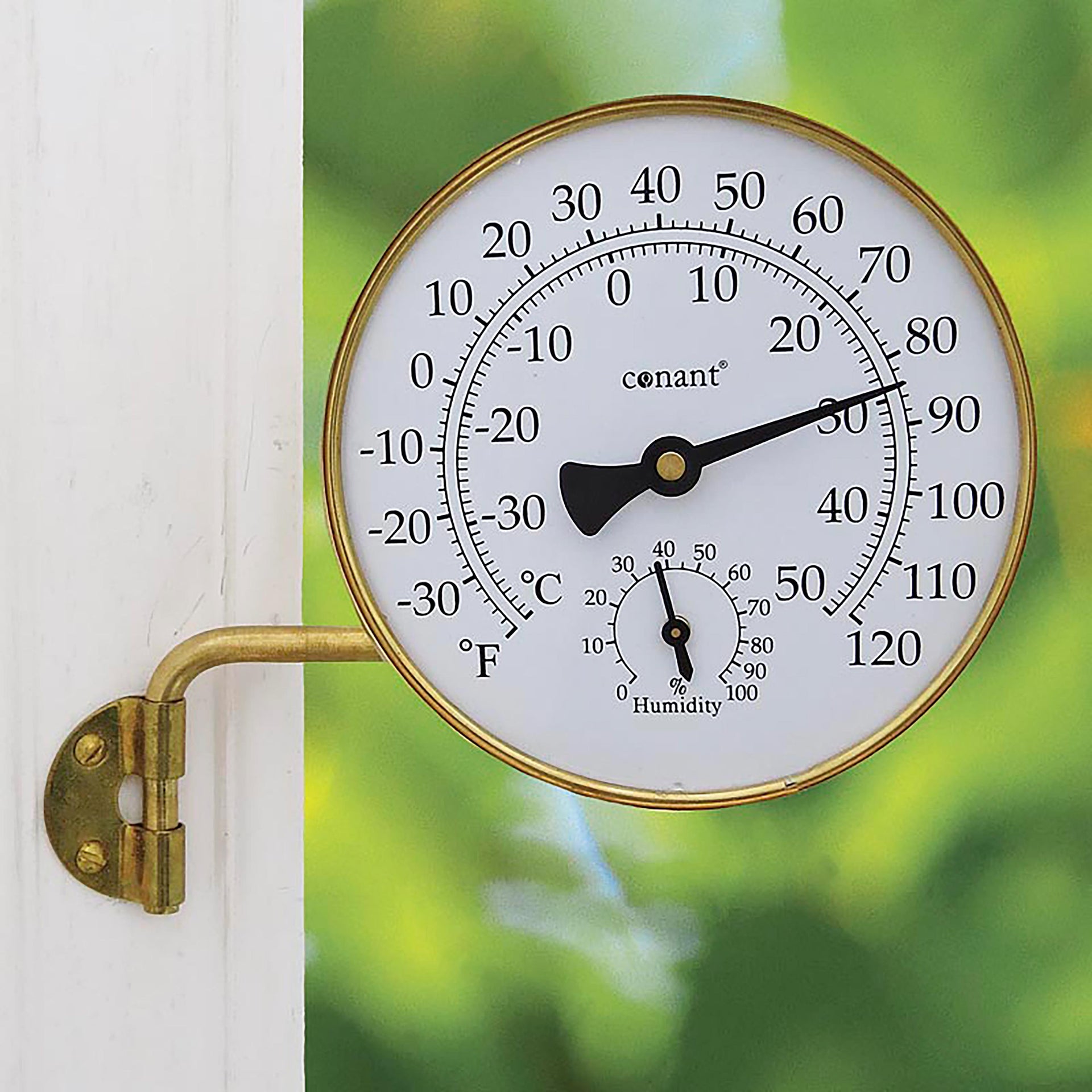 Vermont Brass Weather Station Thermometer