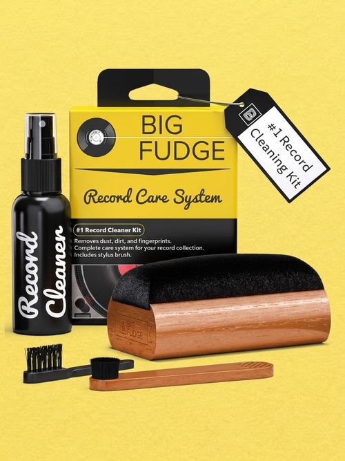 Big Fudge 4-in-1 Vinyl Record Cleaning Kit