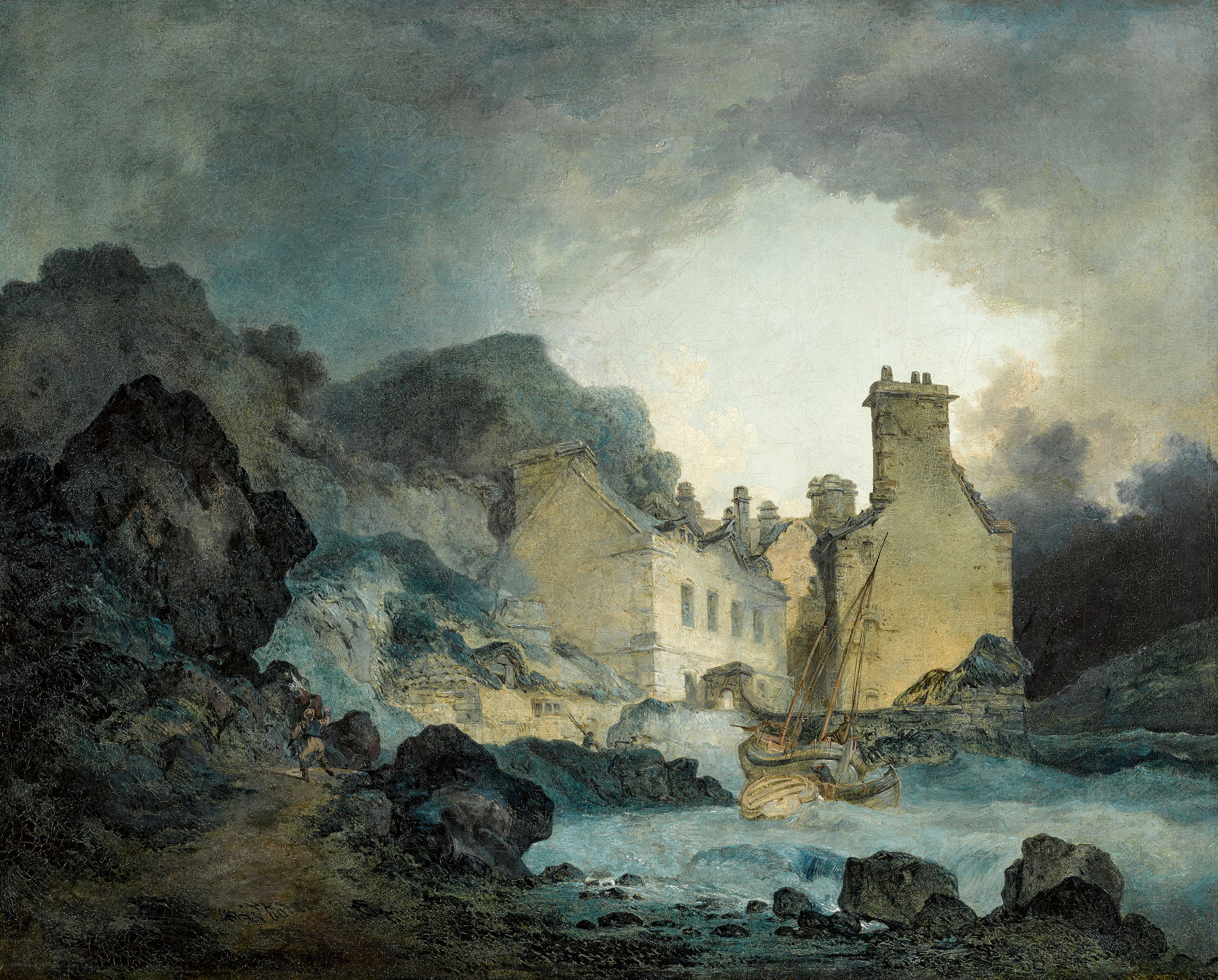 The Rising Squall, Hot Wells, from St Vincent’s Rock, Bristol by JMW Turner