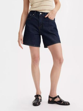 Levi's, High Rise Baggy Shorts