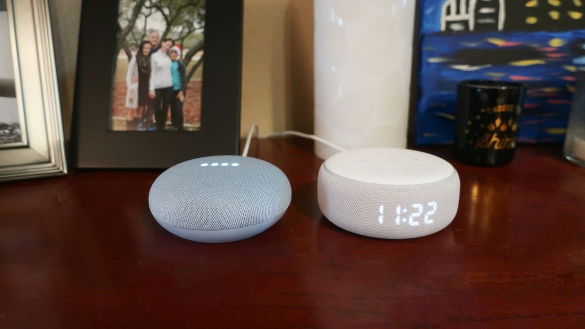 Nest Mini Echo Dot Clock Hero