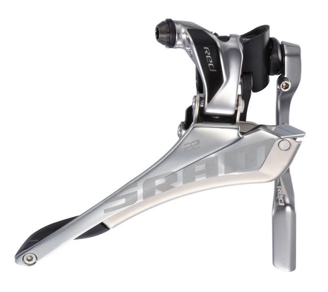 The SRAM Red 22 Yaw front derailleur