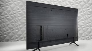 The back of the Samsung Q60R QLED TV