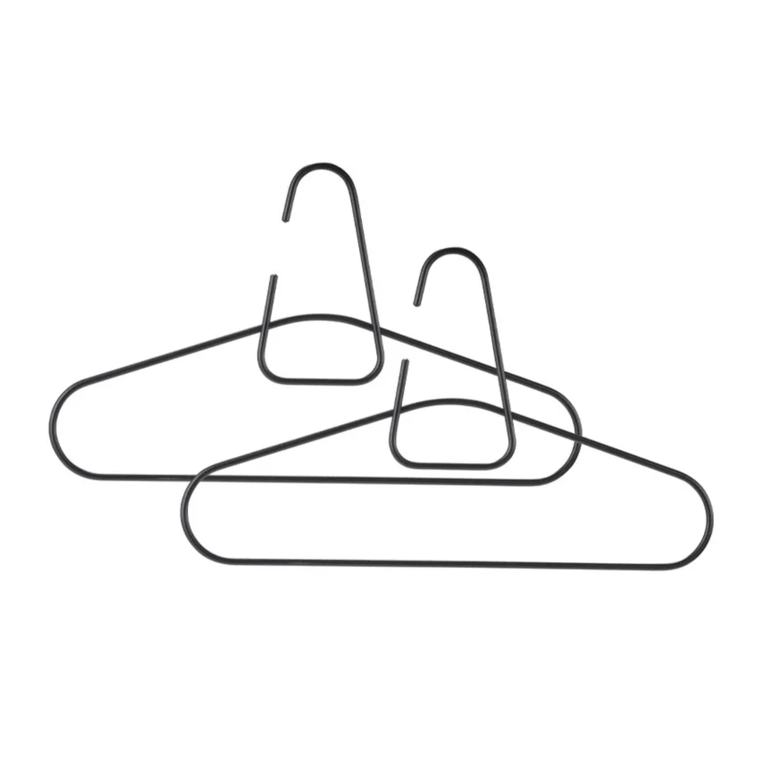 A set of two black A-hangers from Nordic Nest