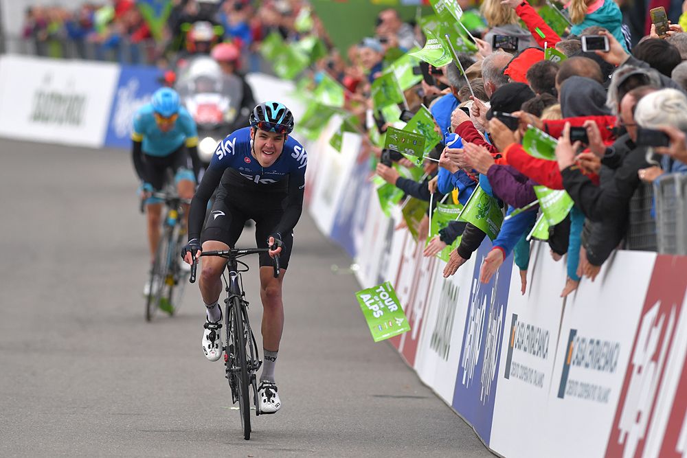 Pavel Sivakov (Team Sky) wins stage 2 at Tour of the Alps