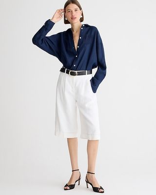 Etienne Oversized Shirt in Baird Mcnutt Irish Linen