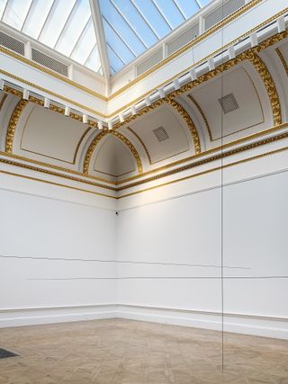 Installation view of ‘Antony Gormley’ at the Royal Academy of Arts, London.