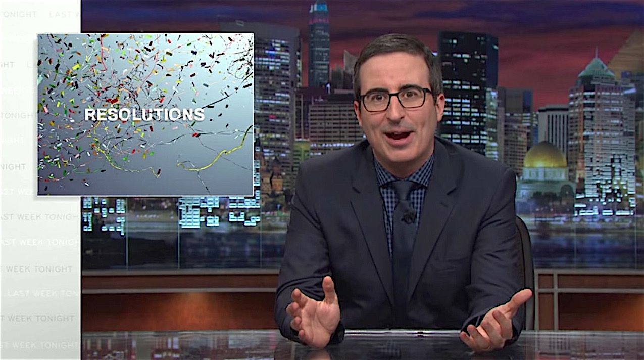 John Oliver has some advice on tackling New Year&amp;#039;s resolution failures