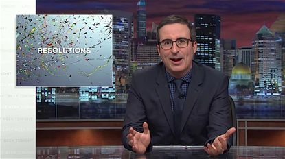 John Oliver has some advice on tackling New Year's resolution failures