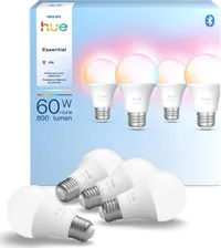 Philips Hue Essential Smart LED A19 Bulb, 4-Pack Philips Hue Essential Smart LED A19 Bulb, 4-Pack