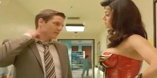 Pedro Pascal and Adrianne Palicki on Wonder Woman