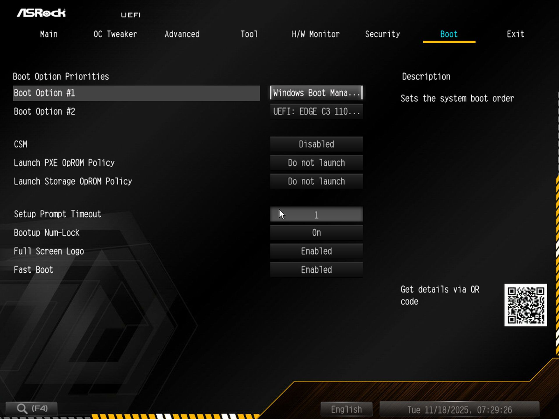ASRock X870E Taichi OCF - BIOS