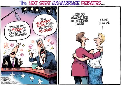 Editorial cartoon U.S. Gay Marriage