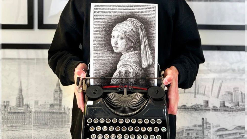 typewriter art