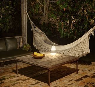 hammock in courtyard garden design