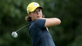 Esther Henseleit at the 2017 Junior Solheim Cup