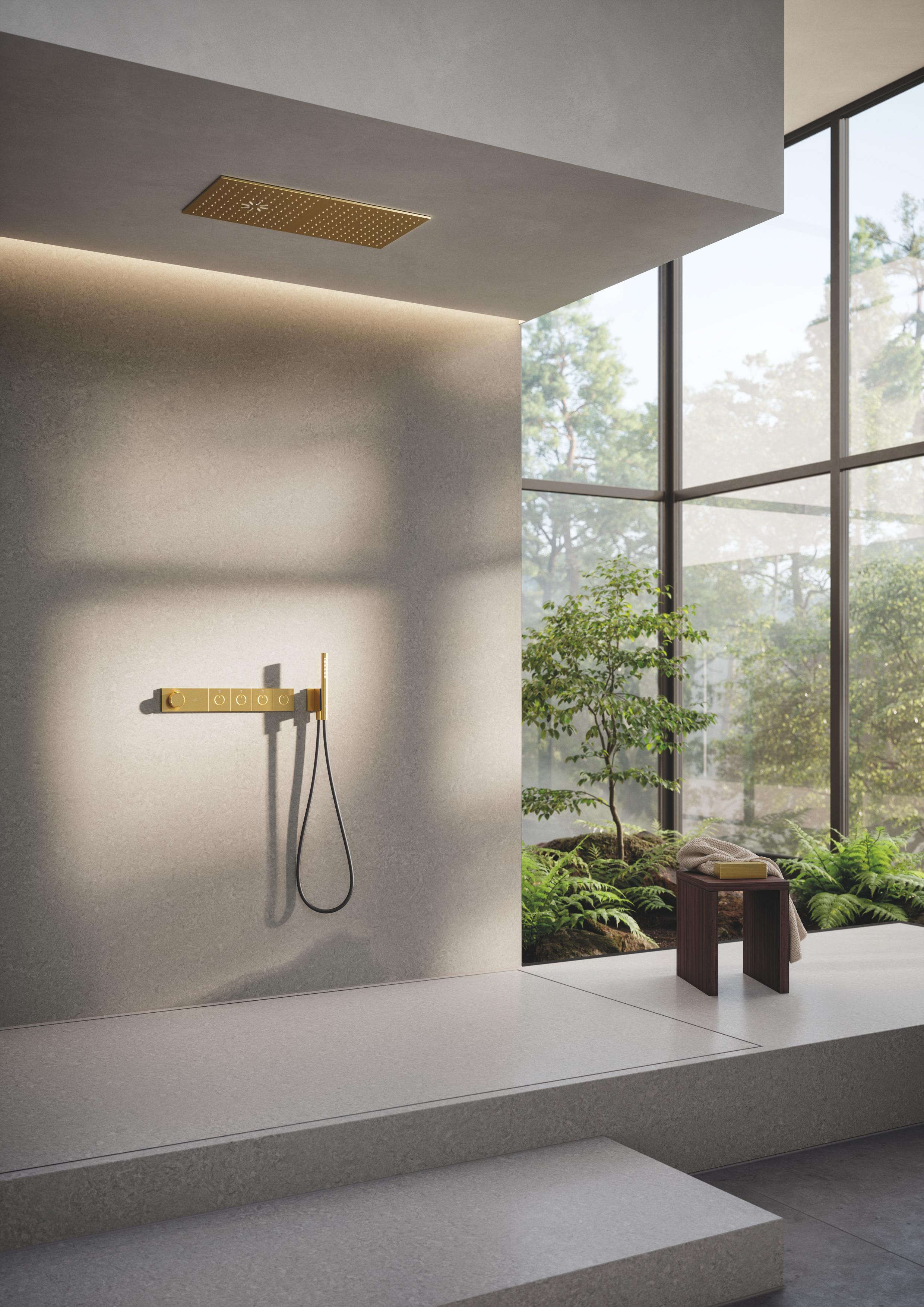 Grohtherm Aqua Tiles Cool Sunrise