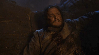 Jon Snow pinned down in Game of Thrones Season 8x03