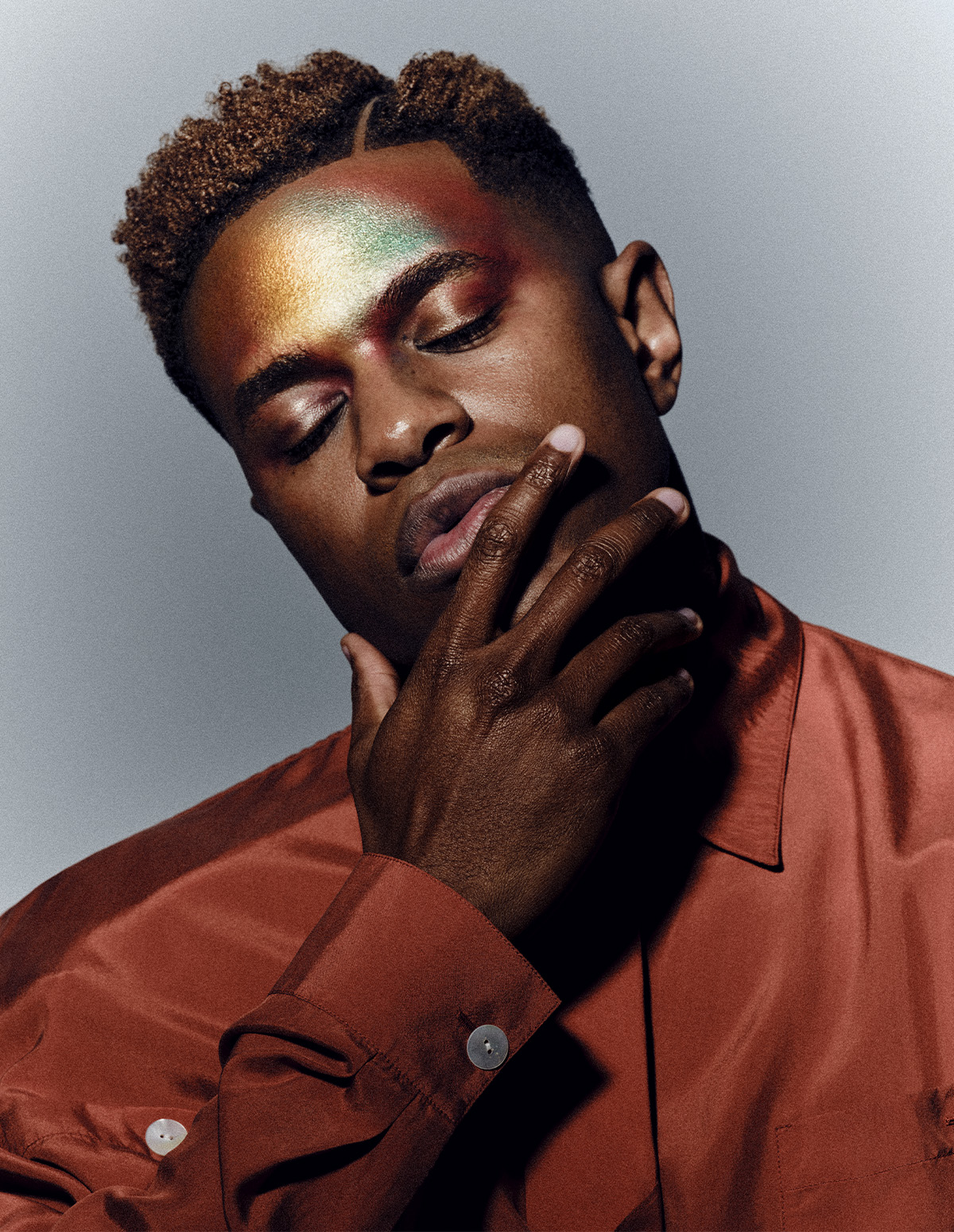 Jeremy Pope for Who What Wear's winter beauty feature.