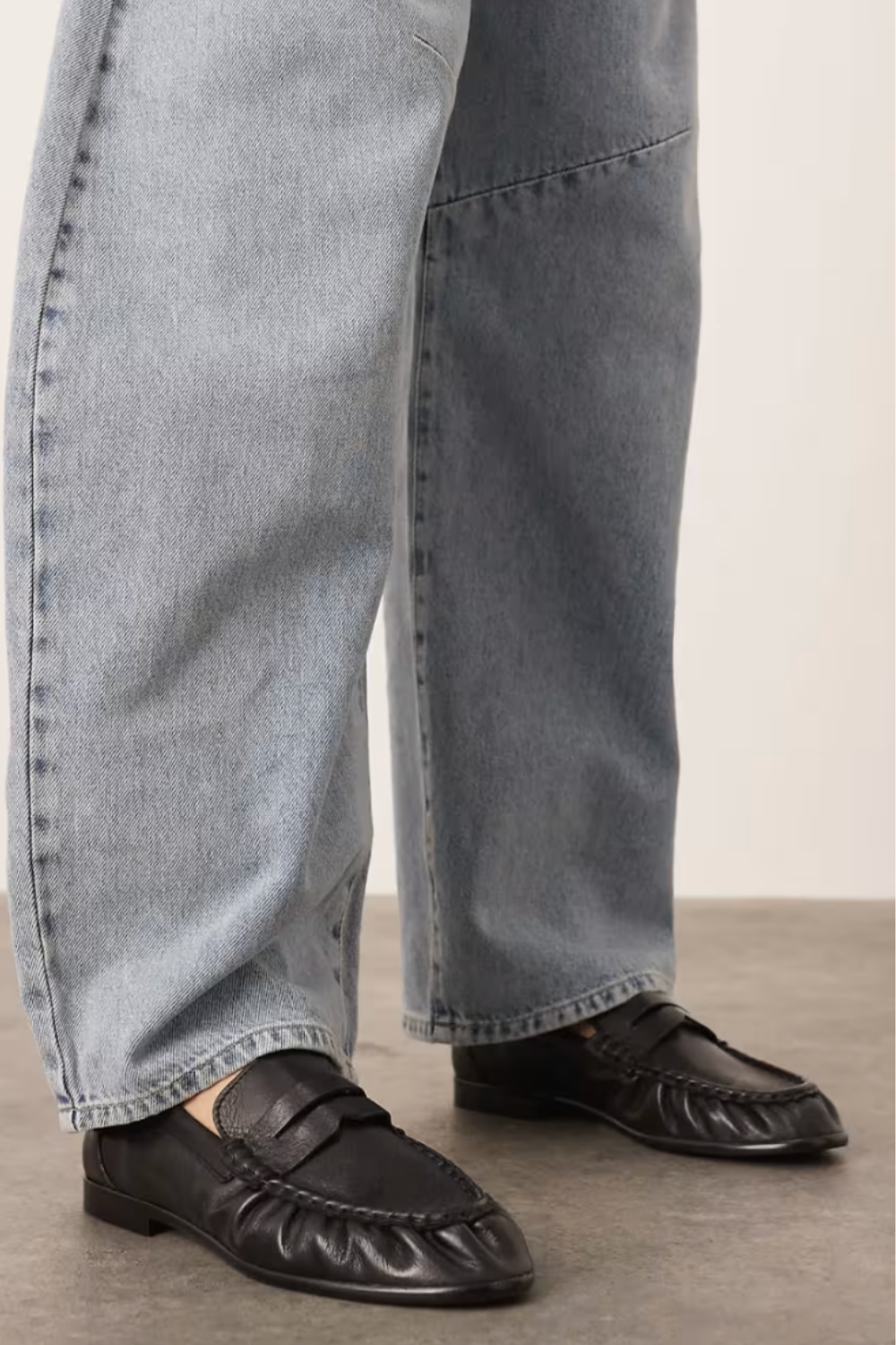Arrange Premium Leather Loafer in Black
