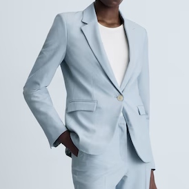 Mango Fitted Suit Jacket