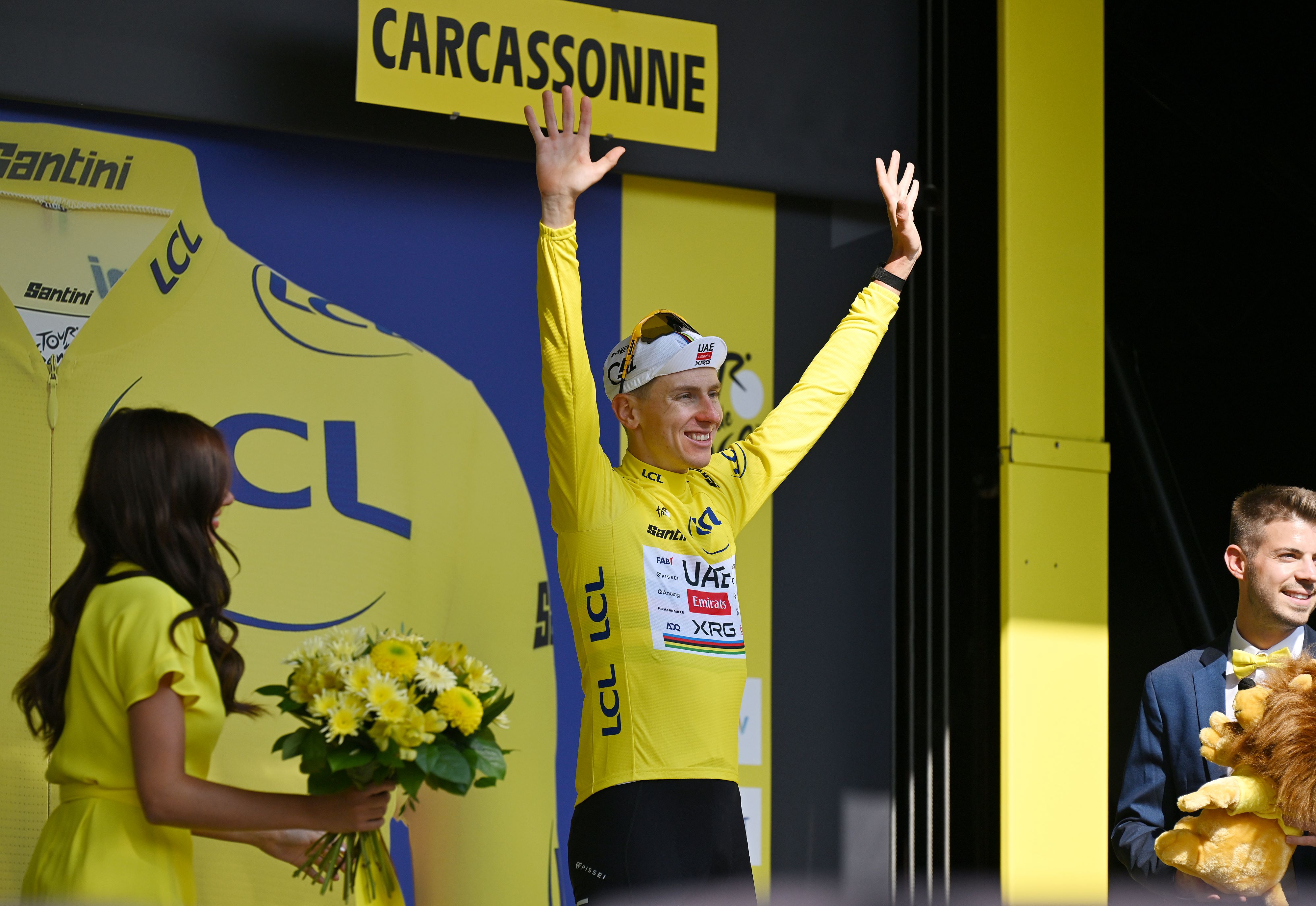 Tadej Pogačar lads the Tour de France 2025 after stage 15.