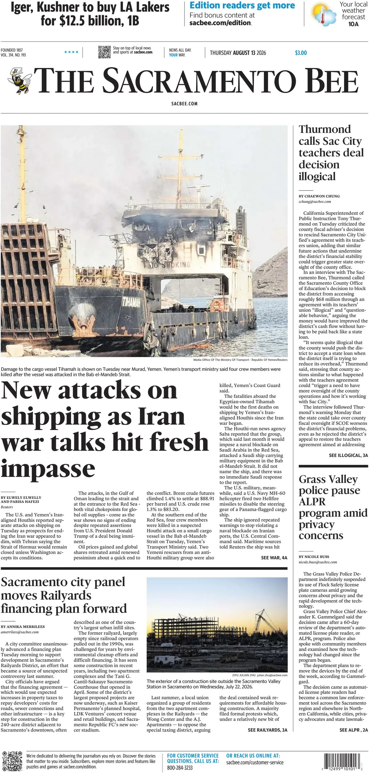 The Sacramento Bee