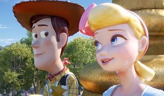 Woody and Bo Peep in Toy Story 3