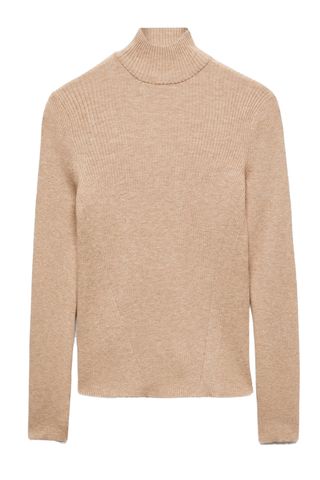 Rib Turtleneck Sweater