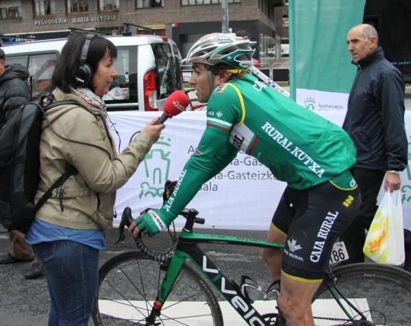 Aitor Galdos Alonso (Caja Rural) after the finish