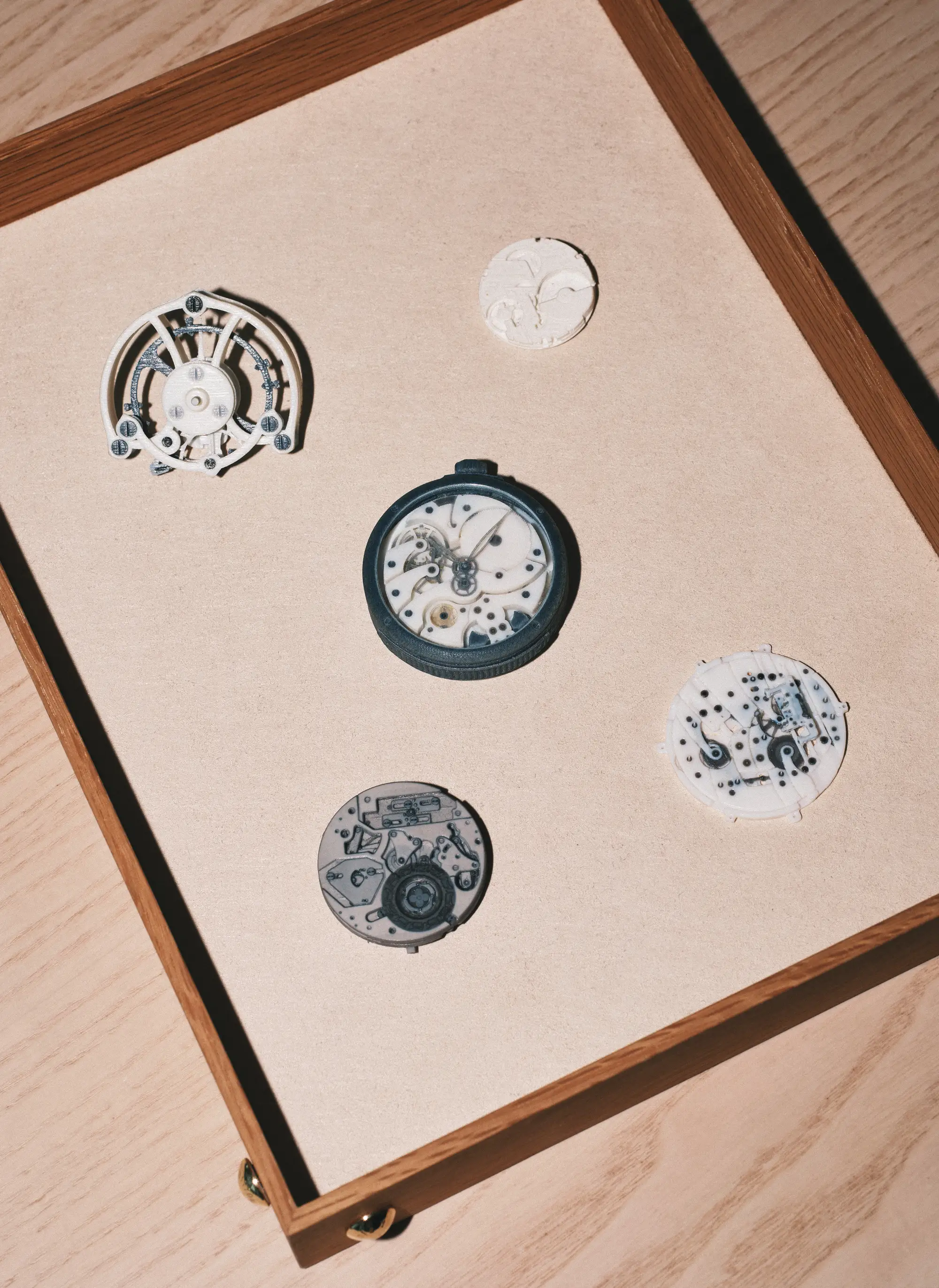 Watch pieces made by 3D-printing