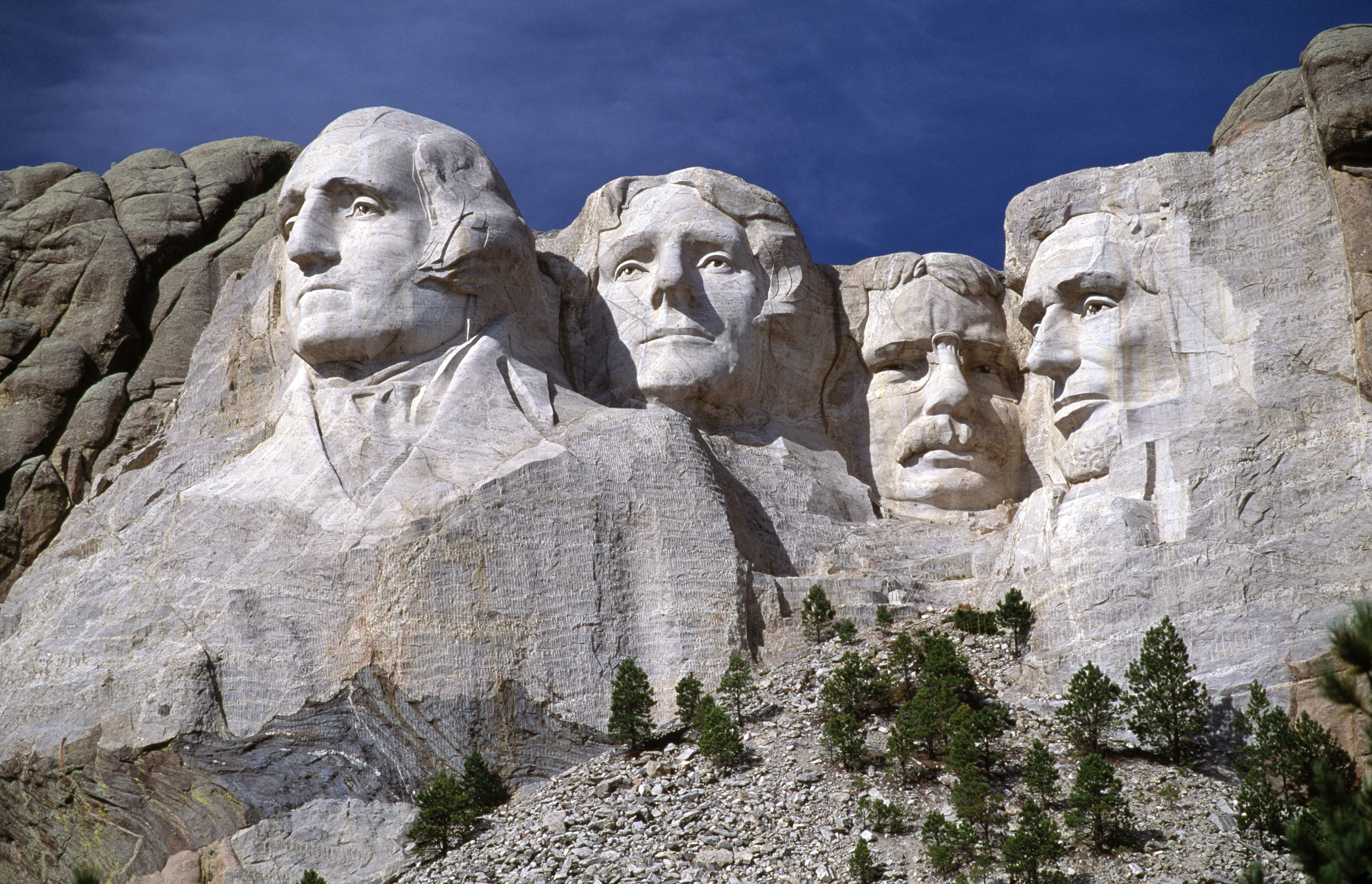 A view of Mount Rushmore